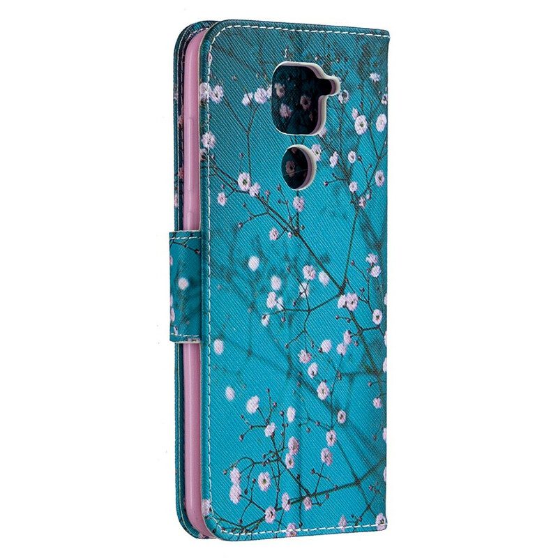 Custodia in pelle Xiaomi Redmi Note 9 Albero In Fiore