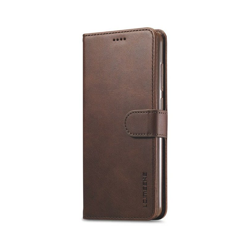 Custodia in pelle Xiaomi Redmi Note 9 Lc.imeeke Effetto Pelle