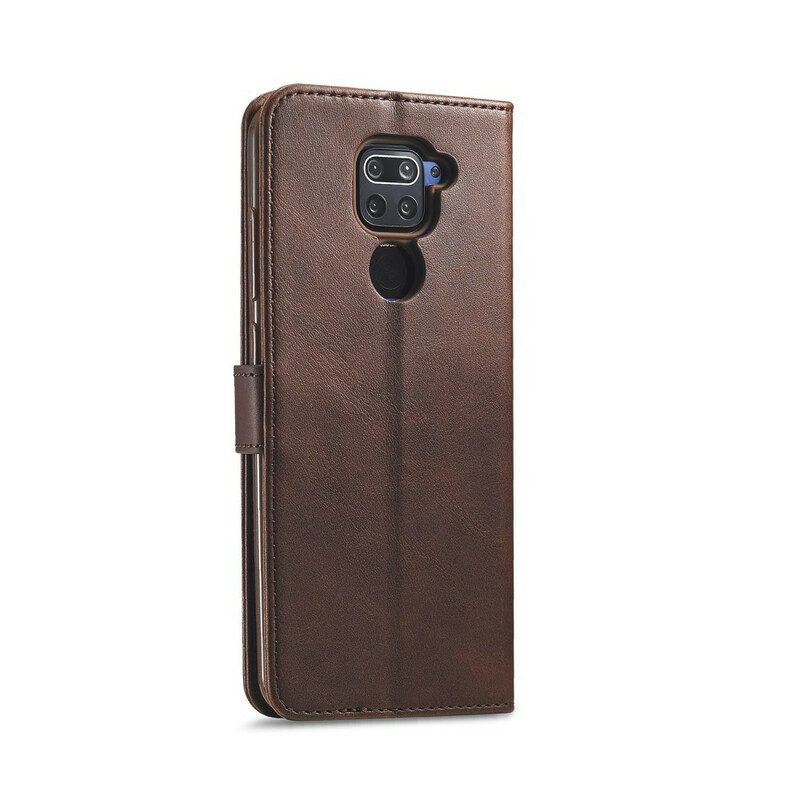Custodia in pelle Xiaomi Redmi Note 9 Lc.imeeke Effetto Pelle