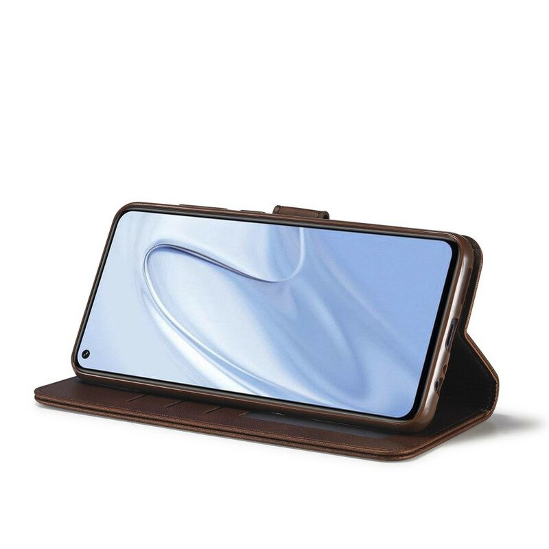 Custodia in pelle Xiaomi Redmi Note 9 Lc.imeeke Effetto Pelle