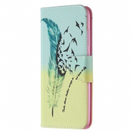 Folio Cover Xiaomi Redmi Note 9 Impara A Volare