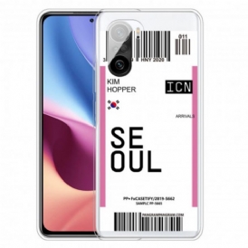 Cover Poco F3 Carta D'imbarco Di Seul