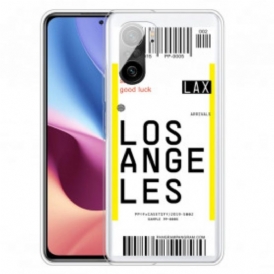 Cover Poco F3 Carta D'imbarco Per Los Angeles