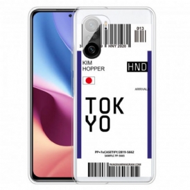 Cover Poco F3 Carta D'imbarco Per Tokyo