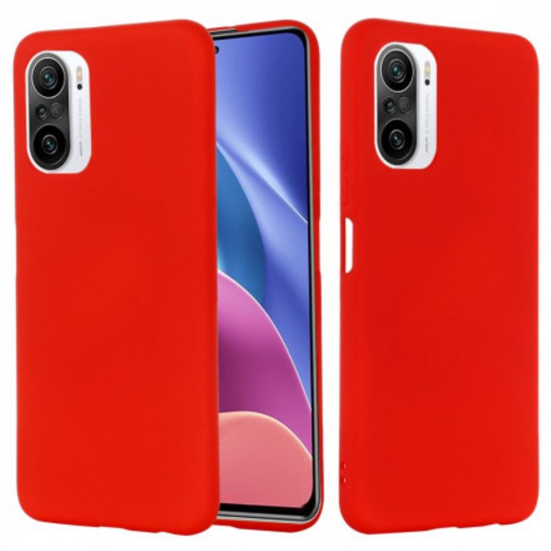 Cover Poco F3 Design In Silicone Liquido