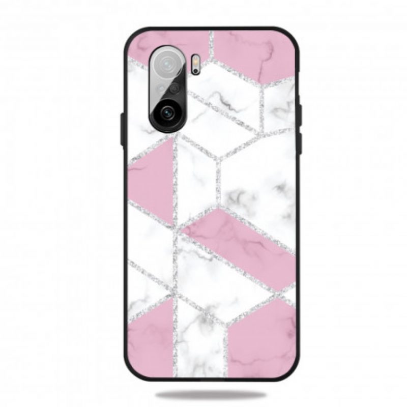 Cover Poco F3 Marmo Glitterato