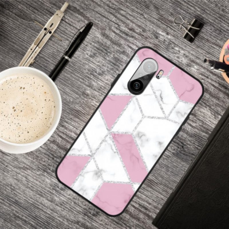 Cover Poco F3 Marmo Glitterato