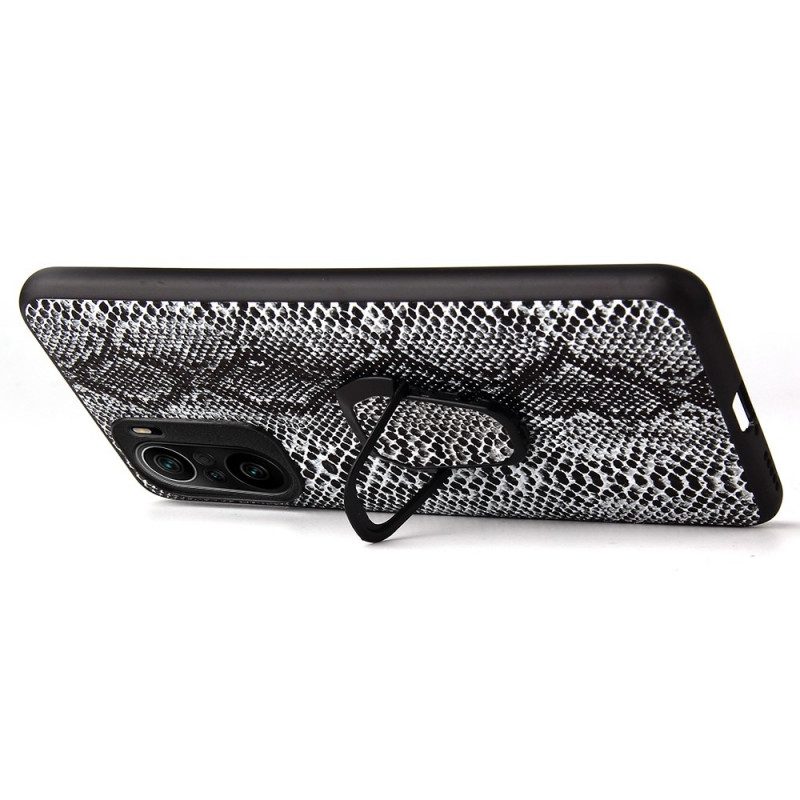 Cover Poco F3 Supporto Per Anello In Coccodrillo