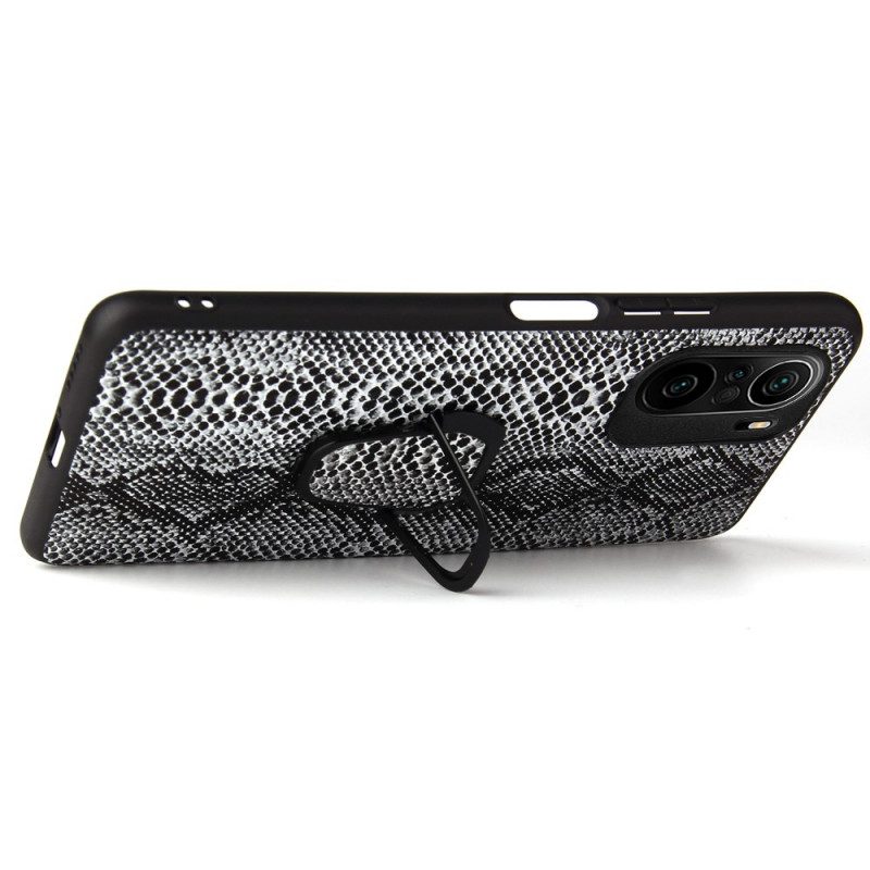 Cover Poco F3 Supporto Per Anello In Coccodrillo