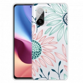 Cover Poco F3 Un Fiore Trasparente