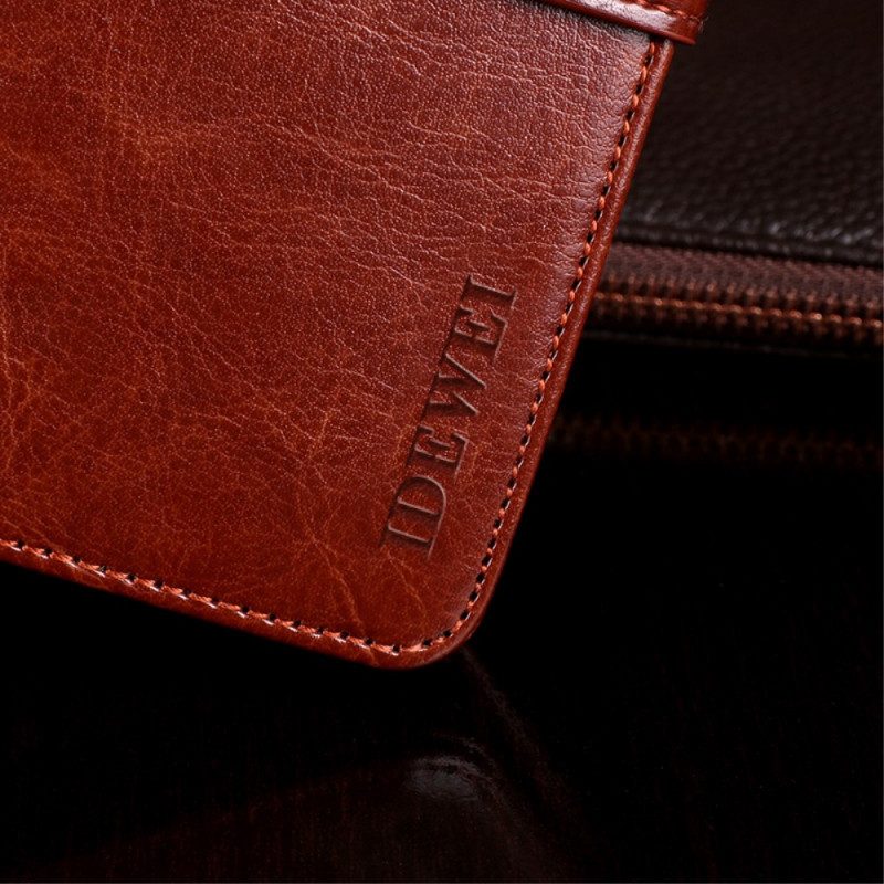 Custodia in pelle Poco F3 Similpelle Idewei