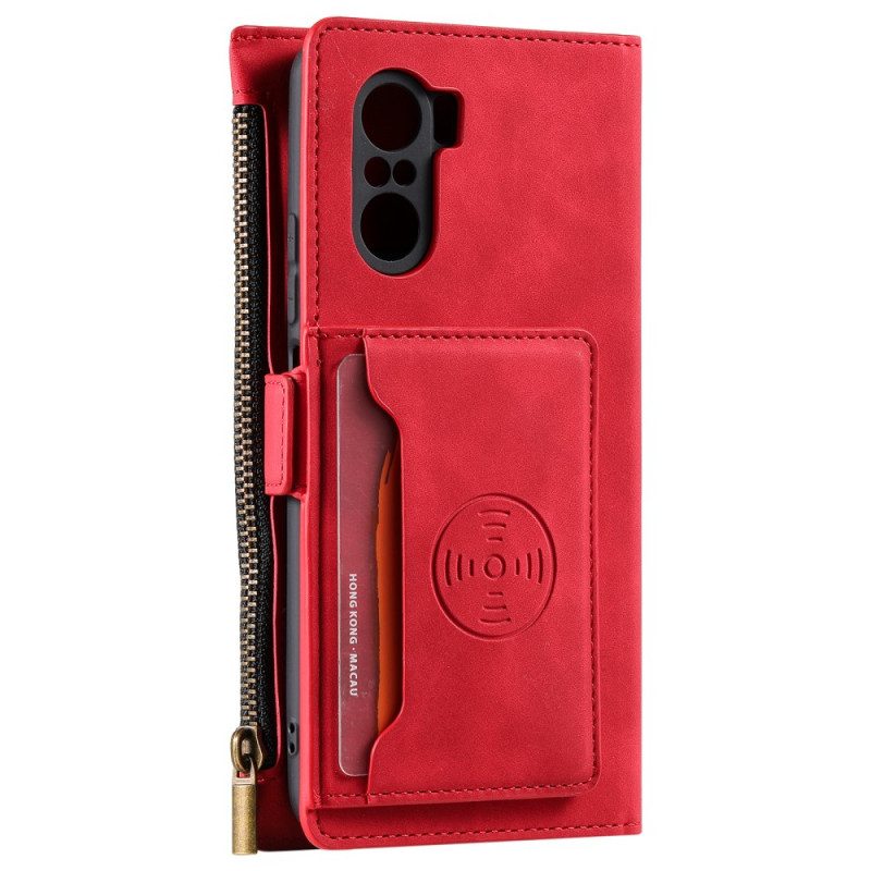 Custodia in pelle Poco F3 Supporto Per Portacarte