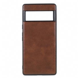 Cover Google Pixel 6 Pro Effetto Pelle Vintage Di Livello X