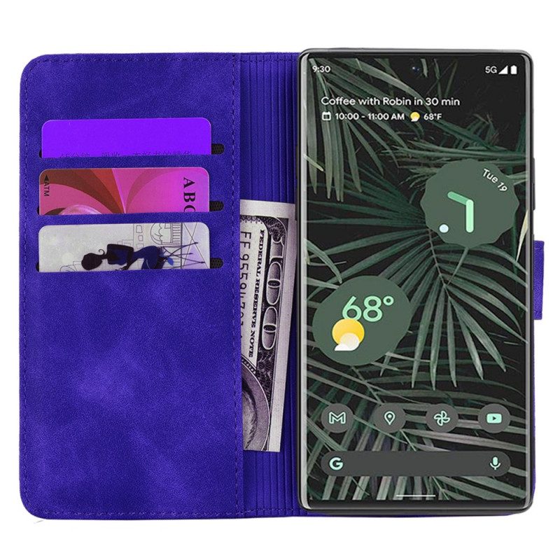 Custodia in pelle Google Pixel 6 Pro Barocco-mandala