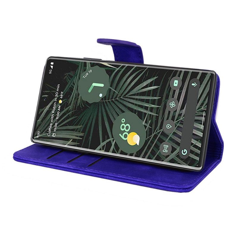 Custodia in pelle Google Pixel 6 Pro Barocco-mandala