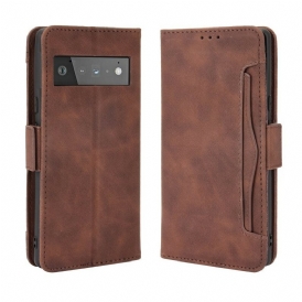 Custodia in pelle Google Pixel 6 Pro Classe Premier Multi-carta