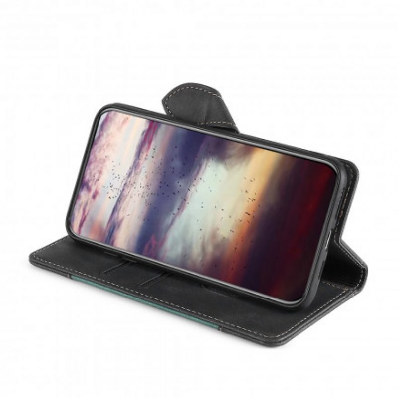 Custodia in pelle Google Pixel 6 Pro Ecopelle Bicolore Elegante