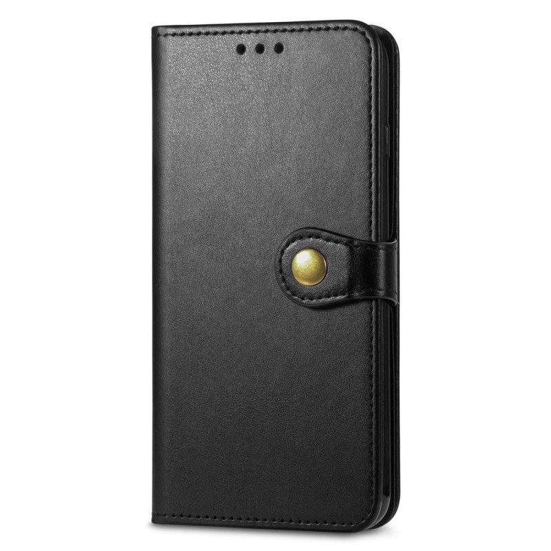 Folio Cover Google Pixel 6 Pro Ecopelle E Chiusura Vintage
