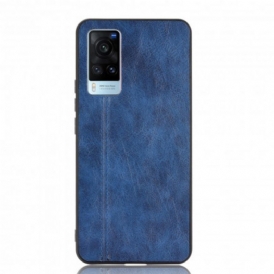 Cover Vivo X60 Effetto Pelle Couture