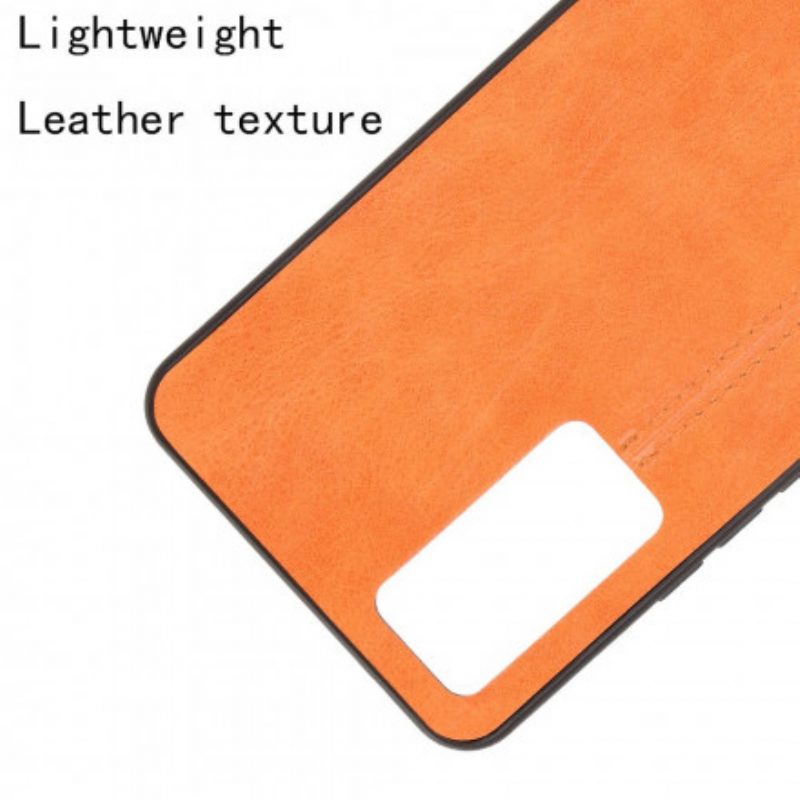 Cover Vivo X60 Effetto Pelle Couture