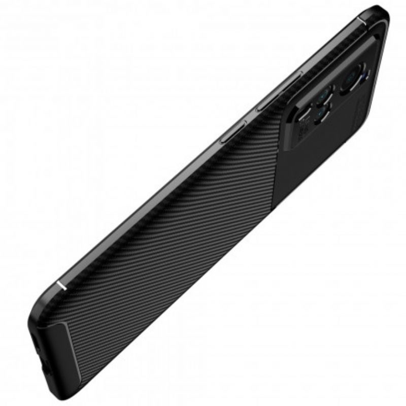 Cover Vivo X60 Struttura Flessibile In Fibra Di Carbonio
