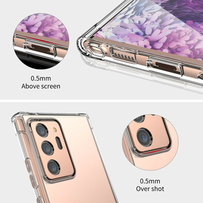 Cover Samsung Galaxy Note 20 Ultra Cuscini Leeu Trasparenti