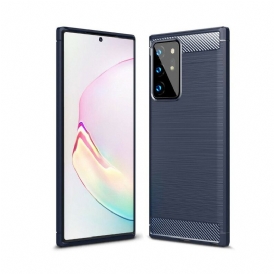 Cover Samsung Galaxy Note 20 Ultra Fibra Di Carbonio Spazzolata