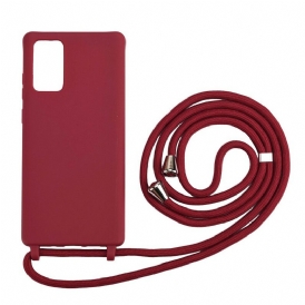 Cover Samsung Galaxy Note 20 Ultra Silicone E Cavo