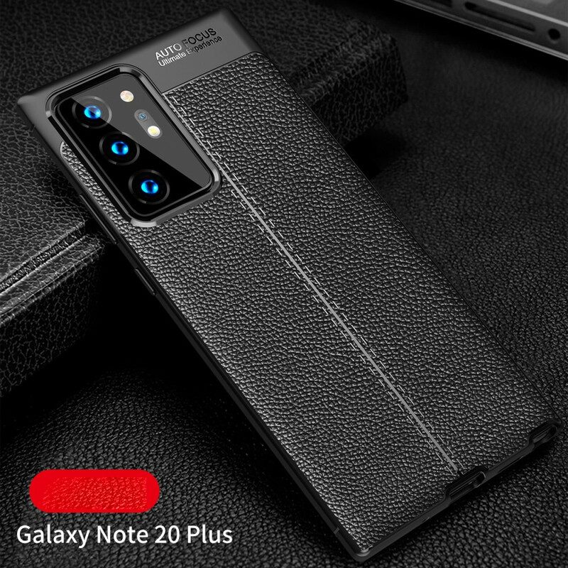 Cover Samsung Galaxy Note 20 Ultra Struttura Flessibile In Fibra Di Carbonio