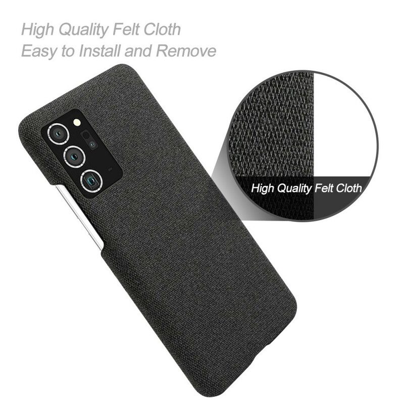 Cover Samsung Galaxy Note 20 Ultra Trama Tessuto Ksq