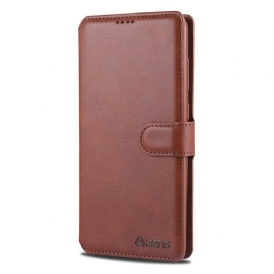 Custodia in pelle Samsung Galaxy Note 20 Ultra Azns Retrò