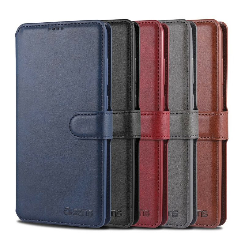 Custodia in pelle Samsung Galaxy Note 20 Ultra Azns Retrò