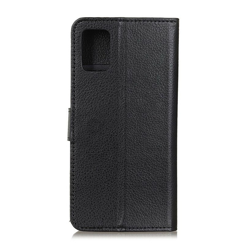 Custodia in pelle Samsung Galaxy Note 20 Ultra Trama Di Litchi