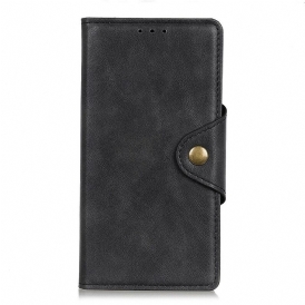 Folio Cover Samsung Galaxy Note 20 Ultra Bottone In Ecopelle