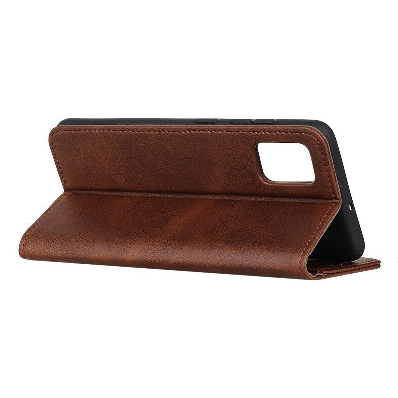 Folio Cover Samsung Galaxy Note 20 Ultra Custodia in pelle Pelle Crosta Eleganza