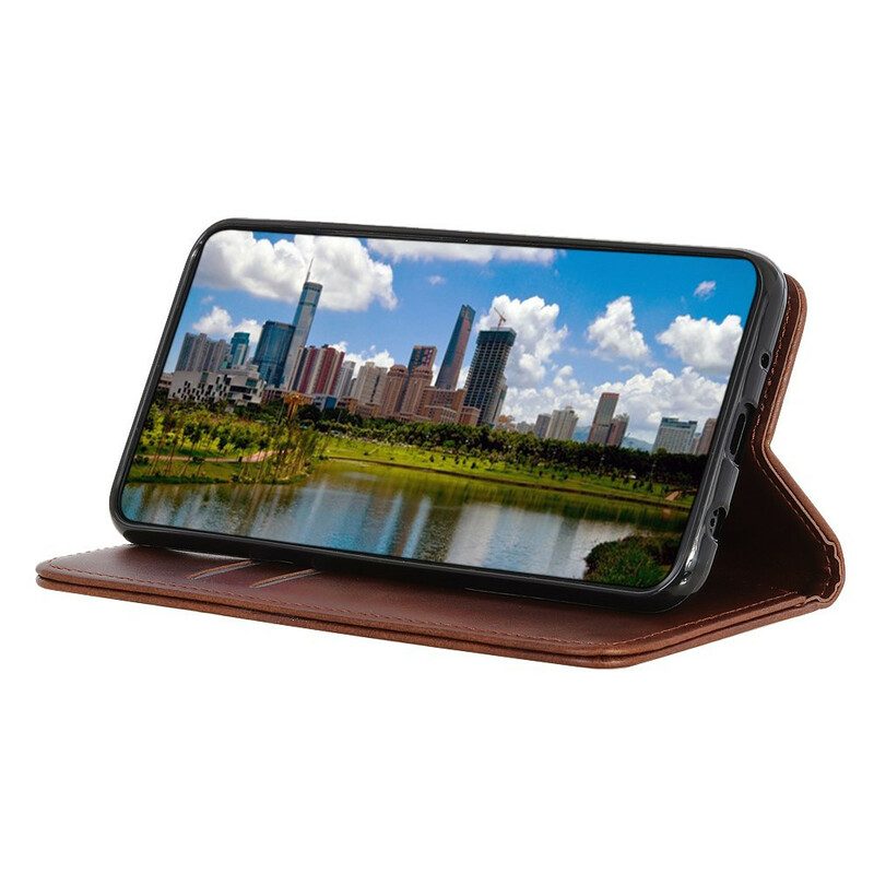 Folio Cover Samsung Galaxy Note 20 Ultra Custodia in pelle Pelle Crosta Eleganza