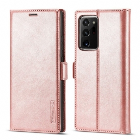 Folio Cover Samsung Galaxy Note 20 Ultra Custodia in pelle Lc.imeeke Effetto Pelle