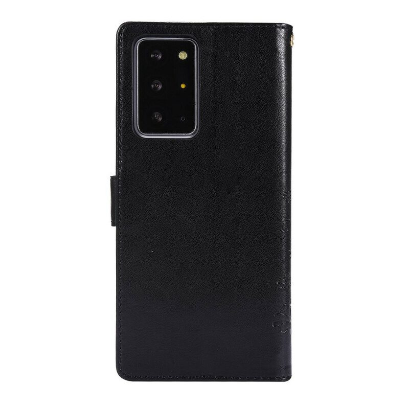 Folio Cover Samsung Galaxy Note 20 Ultra Farfalle Al Vento