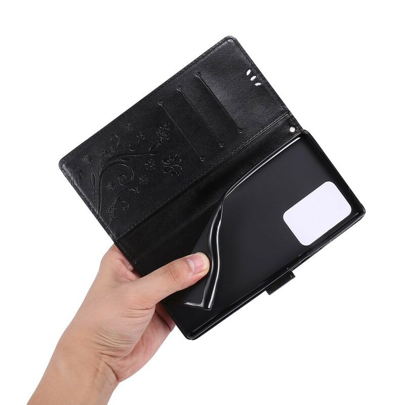 Folio Cover Samsung Galaxy Note 20 Ultra Farfalle Al Vento