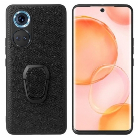 Cover Honor 70 Paillettes Nere E Supporto Per Anello