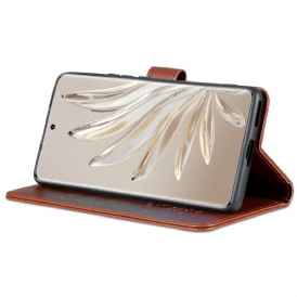 Custodia in pelle Honor 70 Azns Effetto Pelle
