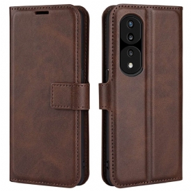Custodia in pelle Honor 70 Sottile Effetto Pelle Estremo