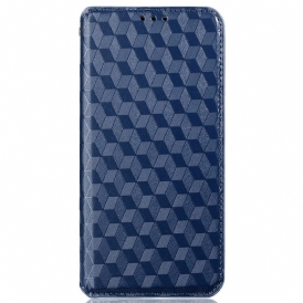 Folio Cover Honor 70 Custodia in pelle Cubi 3d