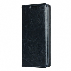 Folio Cover Huawei P40 Custodia in pelle Pelle Vera