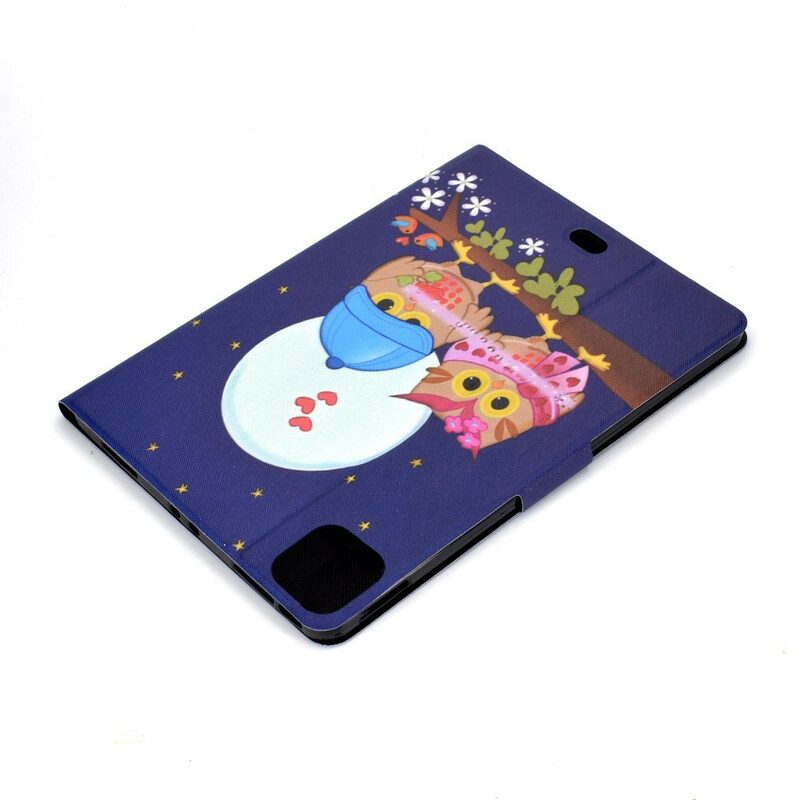 Custodia in pelle iPad Air (2022) (2020) Gufi Divertenti
