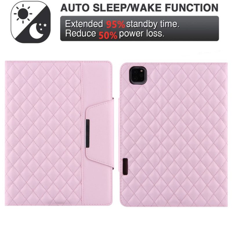 Custodia in pelle iPad Air (2022) (2020) Trapuntato