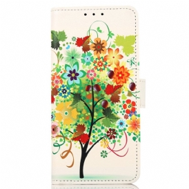 Custodia in pelle OnePlus Nord CE 3 Lite 5G Albero Colorato
