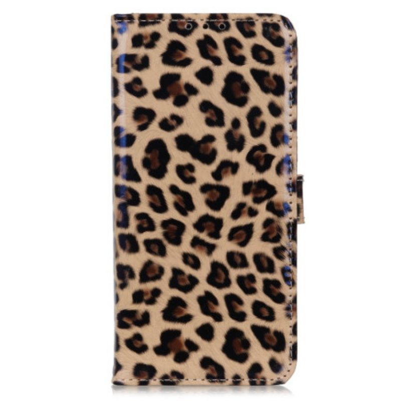 Custodia in pelle OnePlus Nord CE 3 Lite 5G Leopardo