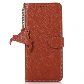 Custodia in pelle OnePlus Nord CE 3 Lite 5G Vera Pelle Litchi Rfid