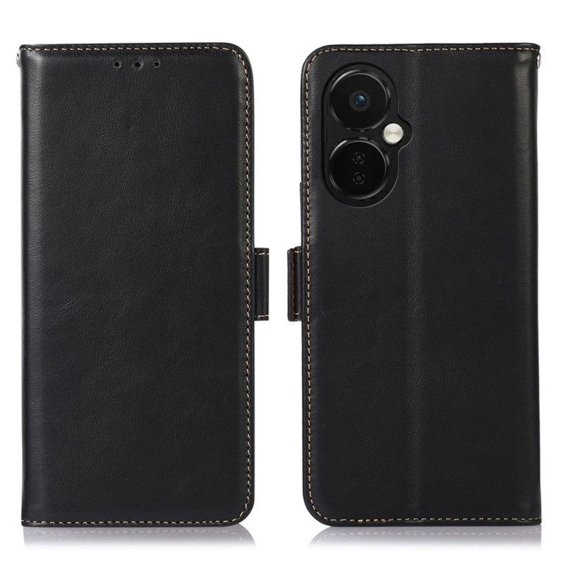 Folio Cover OnePlus Nord CE 3 Lite 5G Funzione Rfid In Vera Pelle